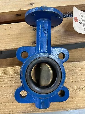 BUTTERFLY VALVE 2-1/2  200 PSI CWP Rubber Seated Wafer Style ABZ VALVE 396-980 • $63.34