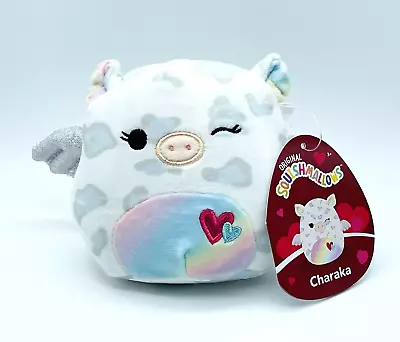 Squishmallow Charaka Flying Pig Plush 5” Valentines 2023 • $7.99