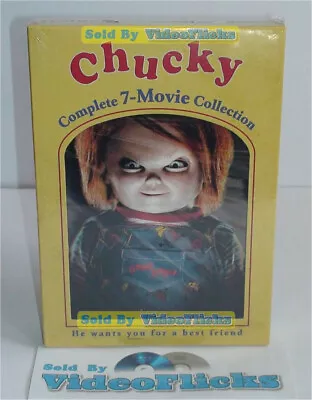 Chucky The Complete 7-Movie Collection DVD Box Set New Sealed In Stock 7-Discs • $17.96