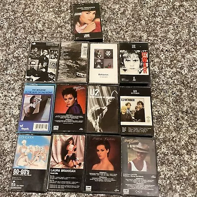 VTG. 80’s Cassettes Lot Of 13. U2 Depeche Mode Pet Shop Boys+ More. Tested. • $15