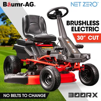 $3759 • Buy BAUMR-AG Ride On Mower 30  Cut, Triple Brushless Motors, 48V Electric - 300RX