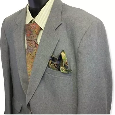 Haggar Sport Coat Light Blue 2 Button Washable • $29.99