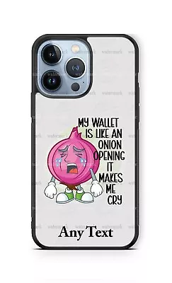 Custom My Wallet Is Like An Onion Funny Quote Phone Case For IPhone Samsung Gift • $18.98