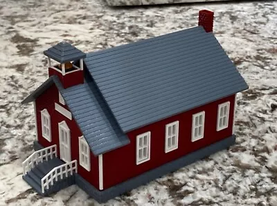 One Room School House HO Or N Scale Model Scenery White & Paintable Vintage • $19.95