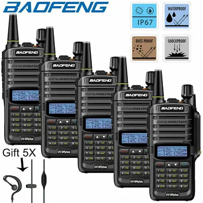 Baofeng Uv9r Plus Ip67 Waterproof V/uhf Walkie Talkie Two Way Radio （batch）128ch • $301.19