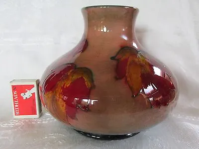 Rare William Moorcroft Flambe Vase Falling Leaves Vase  • $802.75