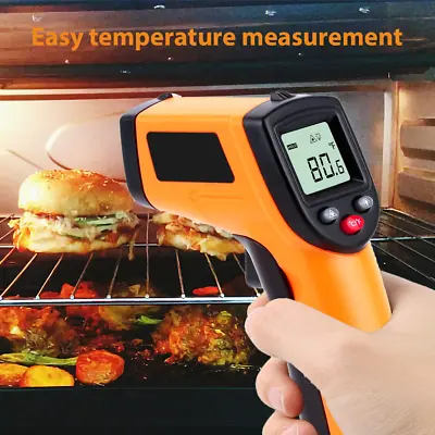 Temperature Gun Non-contact Digital Laser Infrared Thermometer LCD IR Temp Meter • $18.59