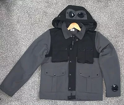CP Company 50 Fili Goggle Jacket Grey Field  Coat Size Medium Watchviewer • £269.99