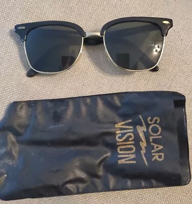 Solar Vision Sunglasses  SV 6015 Black And Gold • $79.99