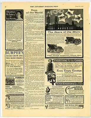 1905 Ford Motor Cars Ad: The Stars Of The Show - Model C & Model B Pictured • $17.76