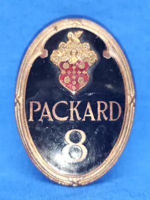 Vintage 1933-1936 Packard Eight Crank Hole Cover Emblem • $199.99