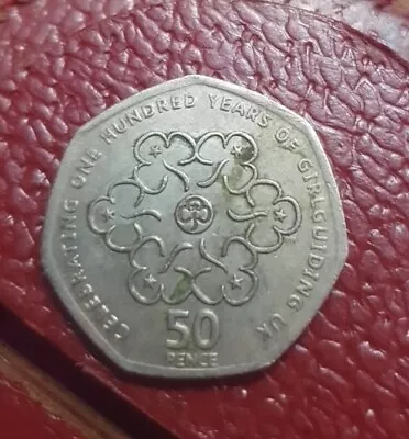 2010 50p Coin Girl Guides 100 Years Of Girlguiding Rare Fifty Pence (L2) • £1.49