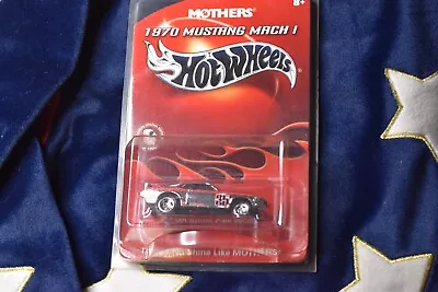 Hot Wheels MOTHERS 1970 MUSTANG MACH I Chrome Real Riders 1:64  1/10000 • $29.99