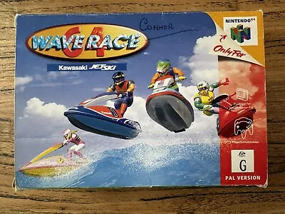 Wave Race Nintendo N64 AUS PAL Version Boxed With Manual🔥HOT GAME🔥 • $79