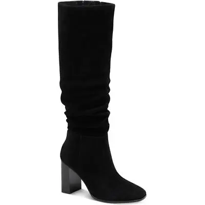$31.99 • Buy INC Womens Valdal Leather Block Heel Slip On Knee-High Boots Shoes BHFO 8763