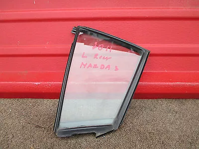 Mazda 3 Rear Door Stationary Glass  Rear  Oem Lh Rear 2010 2011 2012 Sedan • $85