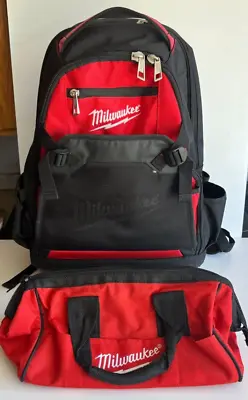 Milwaukee Jobsite Backpack Model # 48-22-8200 Technician/ Tool Bag Bundle • $99.95