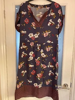 Ladies Clothes Size 10 Laura Ashley Spring Summer Knee Length Dress (56) • £9.99