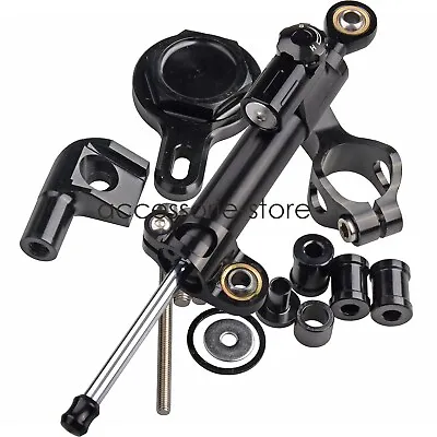 CNC Steering Stabilizer Damper And Bracket For Yamaha YZF R1 1999-2005 • $64.98