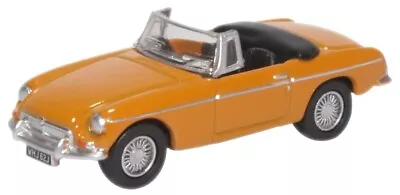 Oxford Diecast MGB Roadster Bronze Yellow Die Cast Model 1:76 00 Scale New • £7.25