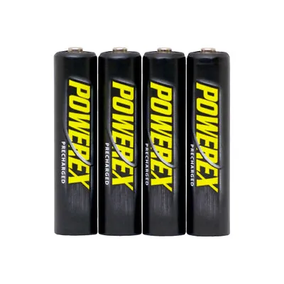 PowerEx Precharged 1000 MAh AAA NiMH Rechargeable Batteries 4 Pack MHRAAAP4 • $8.45