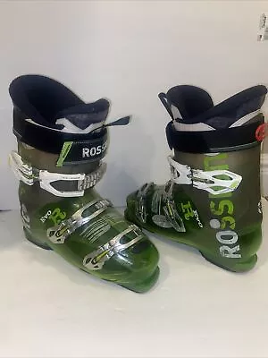 Rossignol Evo R Ski Boots - Size 10.5 / Mondo 28.5 Used Green • $73.99