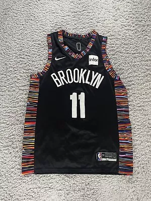 Kyrie Irving Brooklyn Nets Jersey Mens 50 Black City Edition Swingman Stitched • $39.98