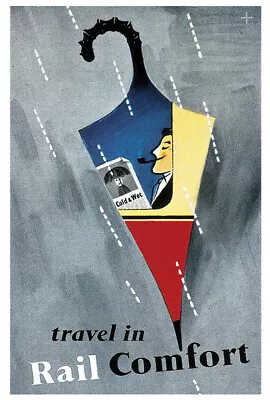 UK - British Railways - Vintage Travel Poster • $14.99