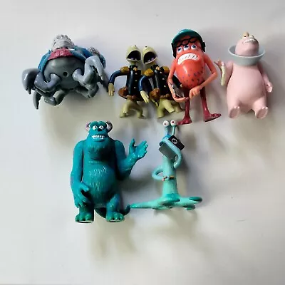 Vintage  SET OF 7 McDonalds Happy Meal Toys Monsters Inc !Read Description!  • $15