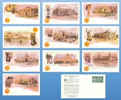 $20.99 • Buy Postcard Trans-Mississippi And International Exposition C1898 Replicas (10) Set