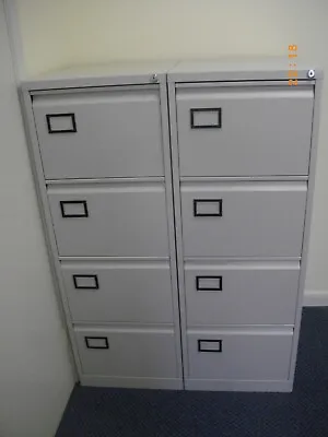 £45 • Buy 4 Drawer Metal Filing Cabinets X2 Large Lovely Condition Collection Only