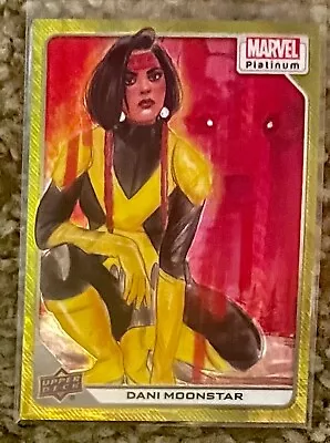 2023 UD Marvel Platinum Yellow Spotlight Parallel #26: DANI MOONSTAR 238/399 • $18.95