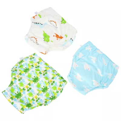  3 Pcs Baby Swim Trunks Toddler Underwear Swimming Diaper Pants • £11.90