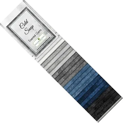 Cold Snap Essential Gems 24 Strips 2.5  W Jelly Roll Rollup Fabric Q802-43-802 • £23.65