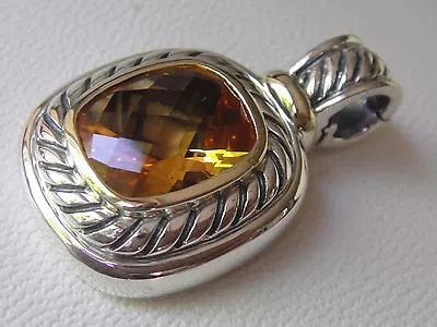 $890 David Yurman 14kss Albion Golden Citrine Enhancer  • $449.99