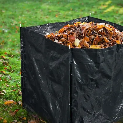 Garden Waste Bag Heavy Duty Green Rubbish Sacks Grass Weeds Refuse Outdoor 150L • £4.99