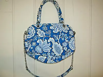 Vera Bradley Blue Lagoon Chain Bag Purse 8.5 X 12 X 5 GUC • $20.99