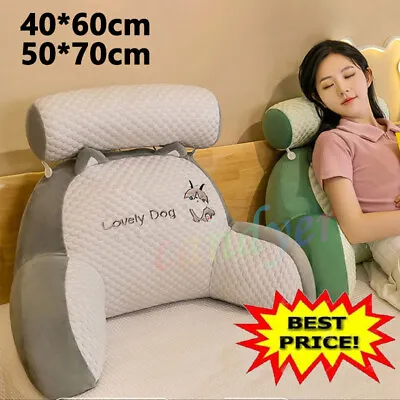 2 In 1 Bed Reading Pillow Multi Sofa Bedside Cushion Lovely.Backrest Pillows  UK • £25.99