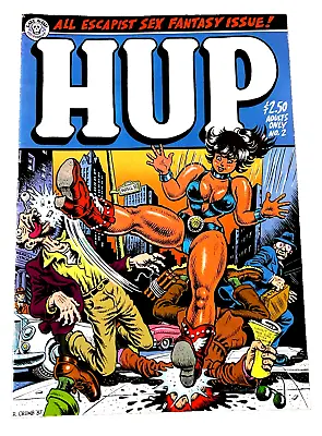 HUP #2  - ROBERT CRUMB  UNDERGROUND COMIC  (Last Gasp-Eco Funnies) 1987 • $19.99