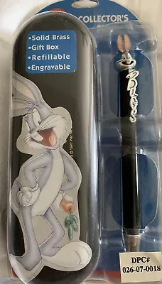$29.77 • Buy Vintage*1997Looney Tunes Bugs Bunny*Solid Brass Collectors Pen W/Case - Warranty