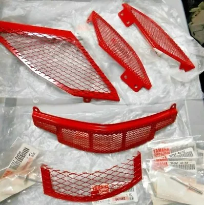 NOS Yamaha OEM Hood Screen Grill Insert Kit Red 1997 VMax SX 600 SMA-8CR26-10-RD • $49.99