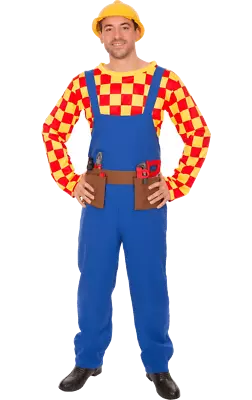 Orion Costumes Men's Bob The Builder Kids TV Cartoon Character Fancy Dress • £49.99