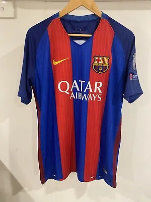 NEYMAR JR #11 FC Barcelona 2016/17 Home CL Jersey (BRAND NEW WITH TAGS) • $80