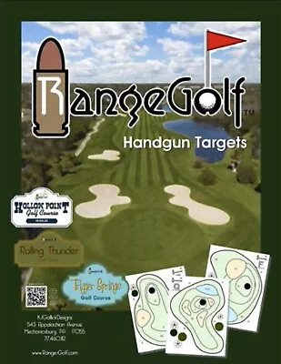 Range Golf Handgun Targets Shooting Paper Targets For Pistol Gun 20” X 26” Golf • $29.99