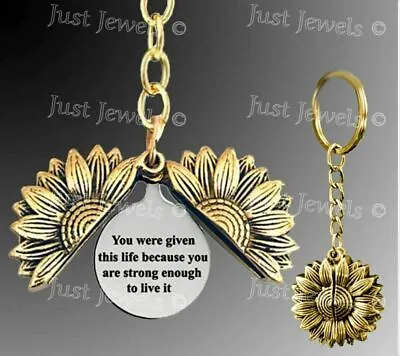 Gifts For Daughter Birthday Presents Sunflower Keychain • £6.47