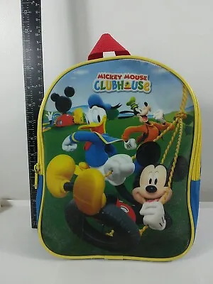 Disney Mickey Mouse Club House Kids/ Toddlers 10  Backpack Bag Children • $5
