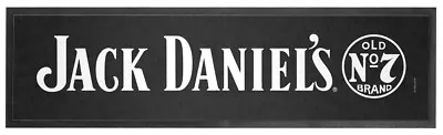 $44.95 • Buy Jack Daniels Bar Runner - Bar Mat - No.7 - Black - 25cm X 90cm