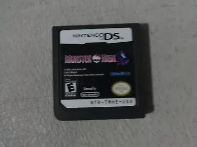 EUC Monster High Nintendo DS Video Game Cartridge Only Free Ship • $11.89