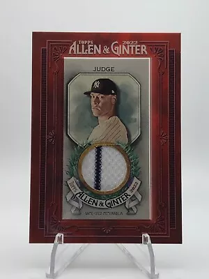 2022 Topps Allen & Ginter's Mini Framed Relics Aaron Judge #MFR-AJ ISA • $10