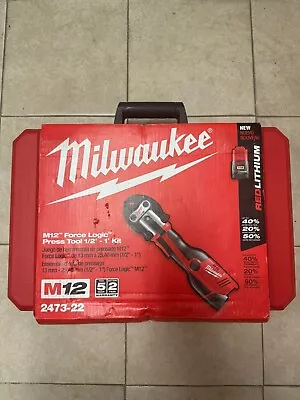 Milwaukee 2473-22 M12 Force Logic Press Tool Kit W/Jaws • $1899.99